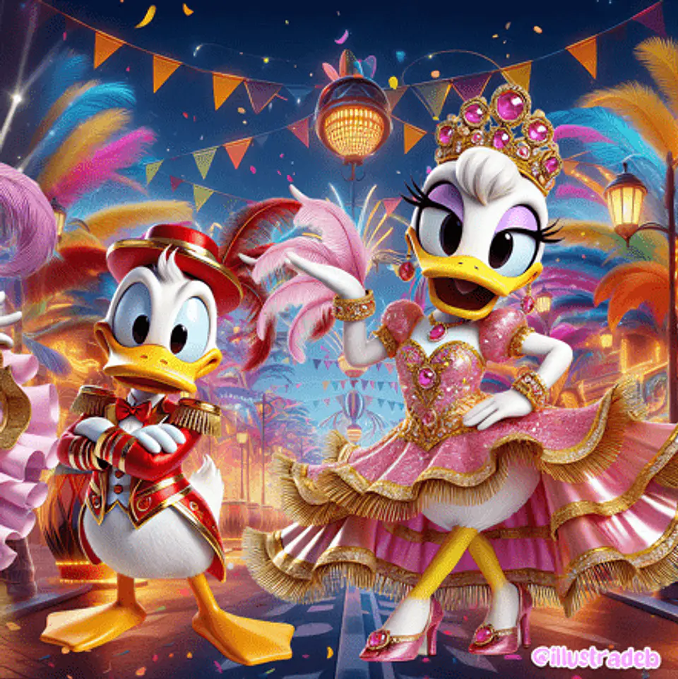 Arquivo Kit Digital Carnaval Disney 1