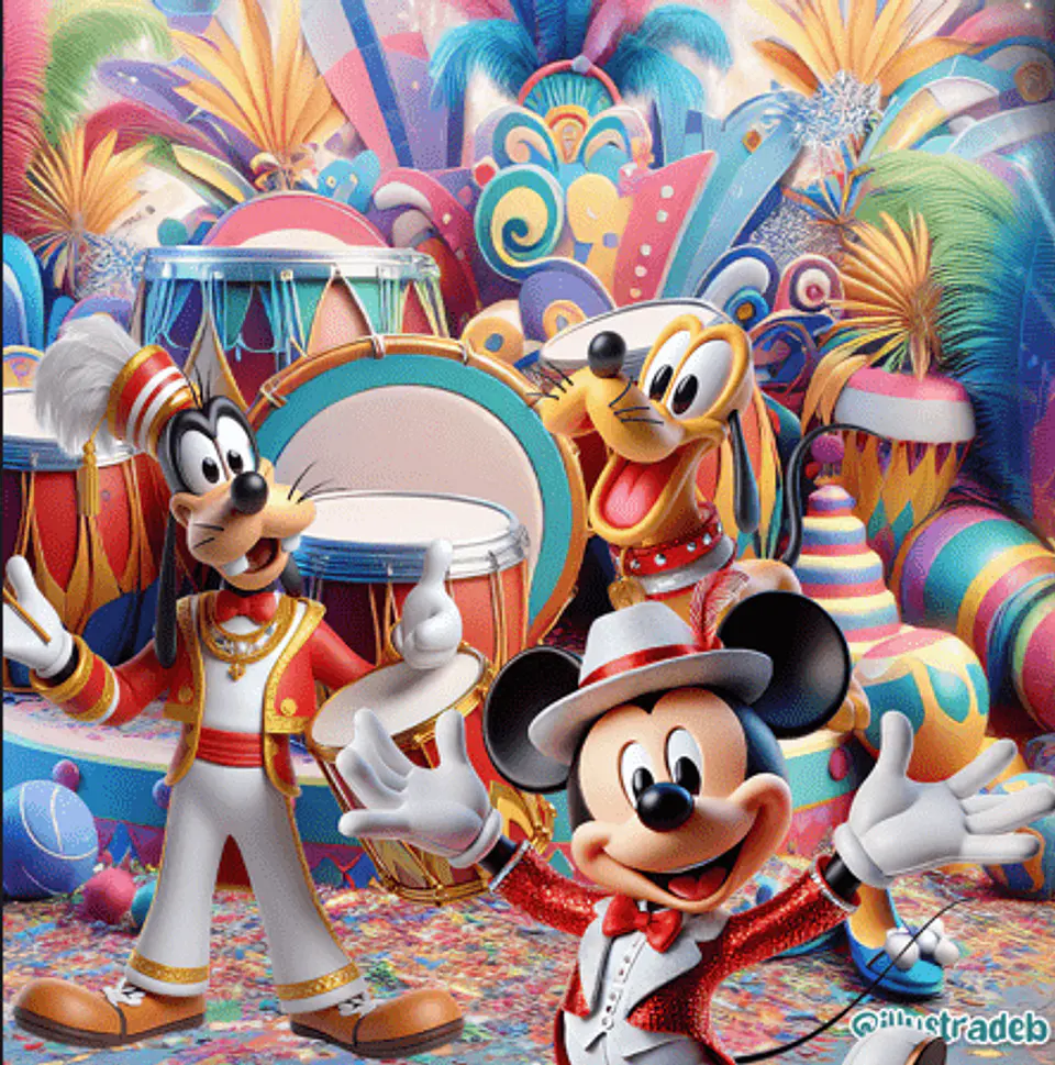 Arquivo Kit Digital Carnaval Disney 2