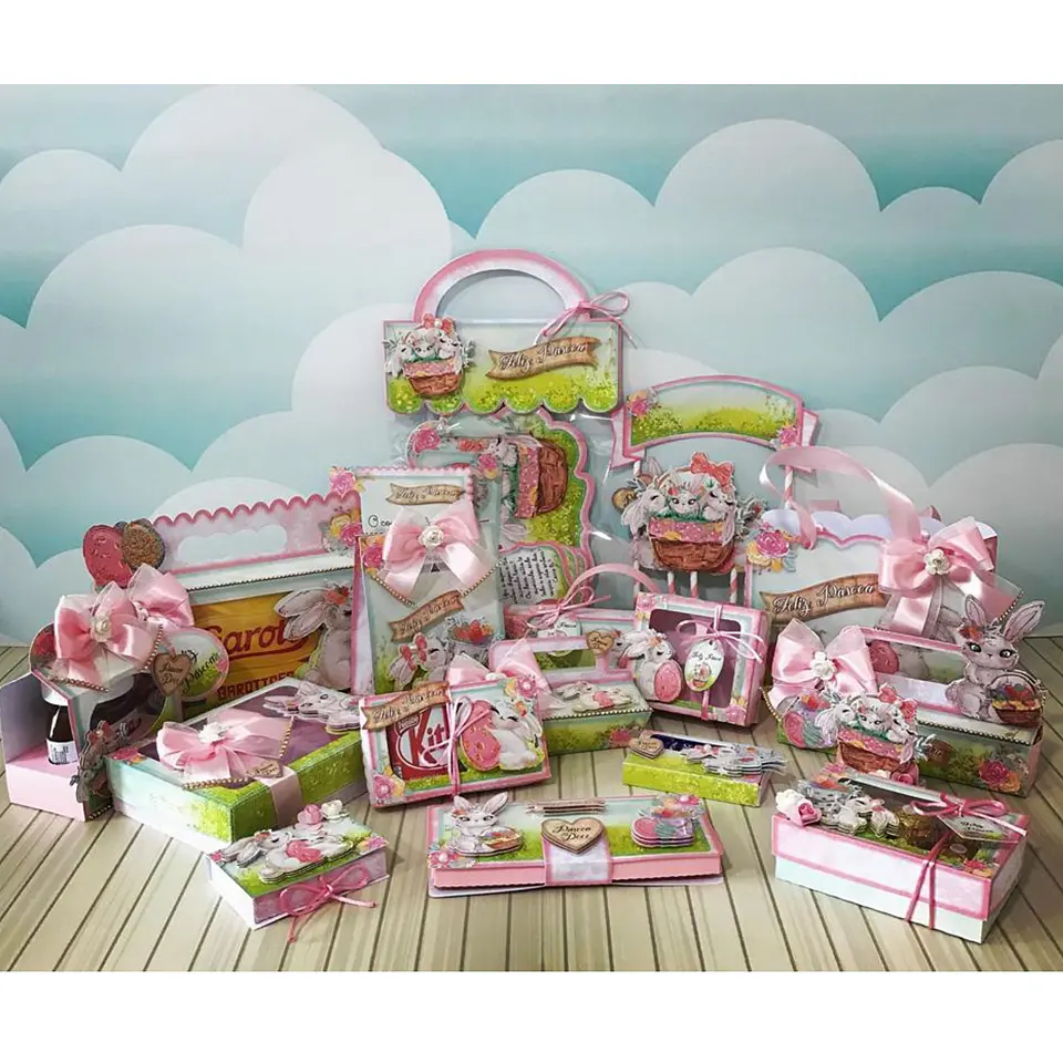 Arquivo de Corte Kit Páscoa Menina 1