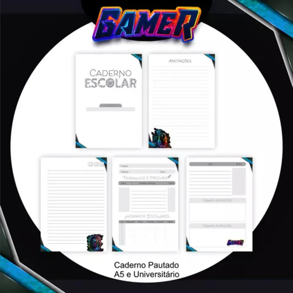 Arquivo Digital Combo Voltas Ás Aulas Gamer 3