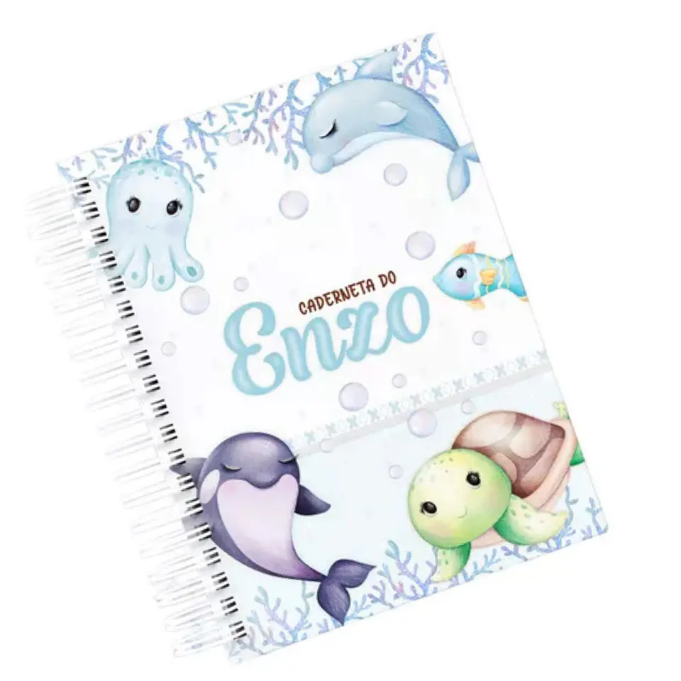 Arquivo Digital Caderneta Livro Bebé Fundo do Mar 1