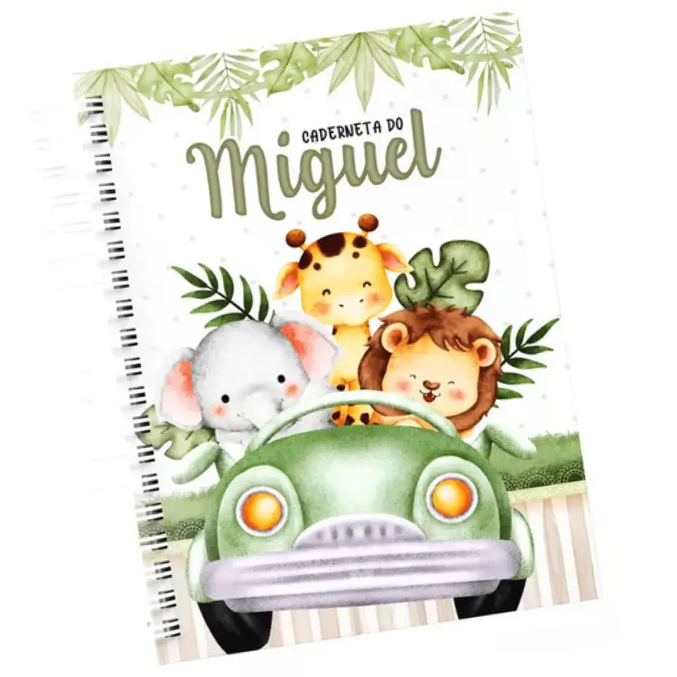 Arquivo Digital Caderneta Vacinação Livro Bebe Safari 2