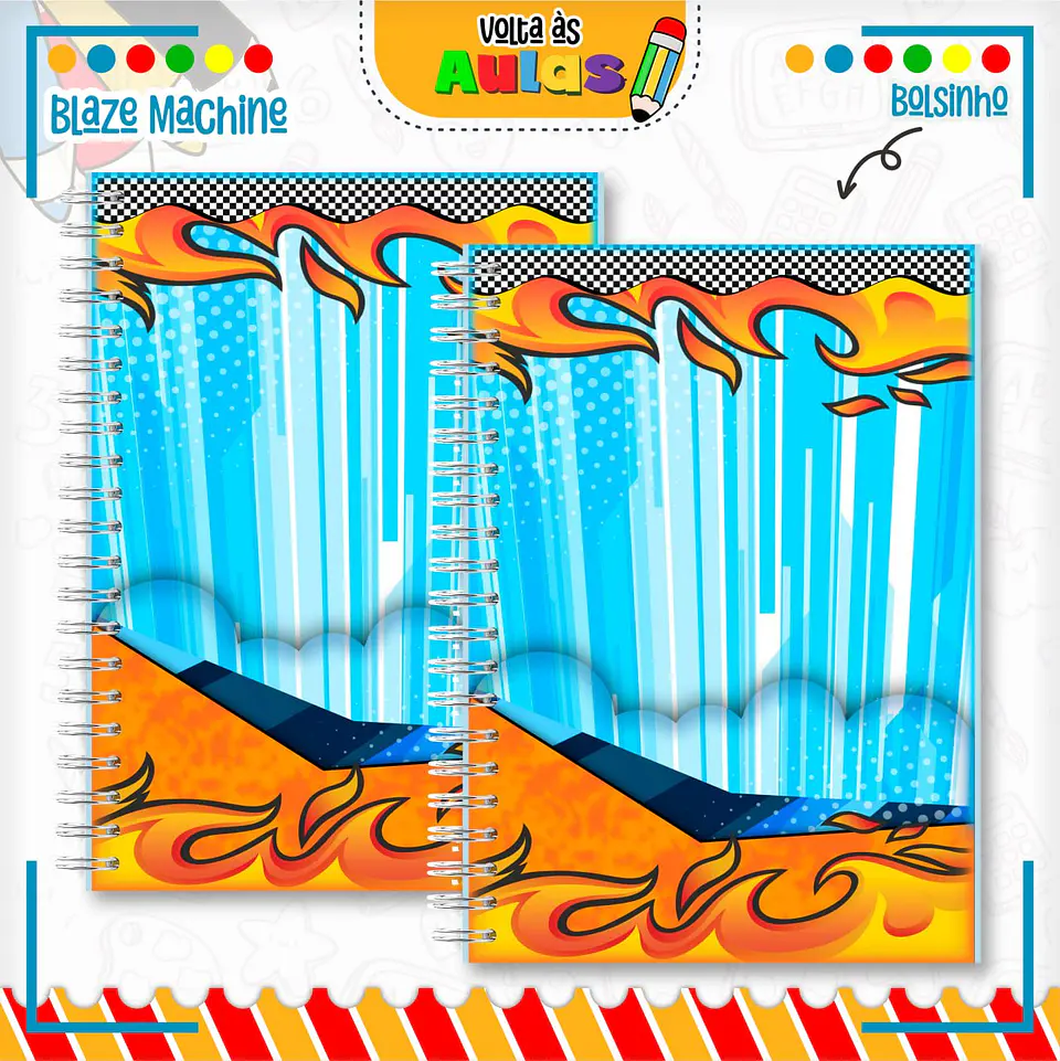 Arquivo Digital Encadernação Volta ás Aulas Blaze Machine 5