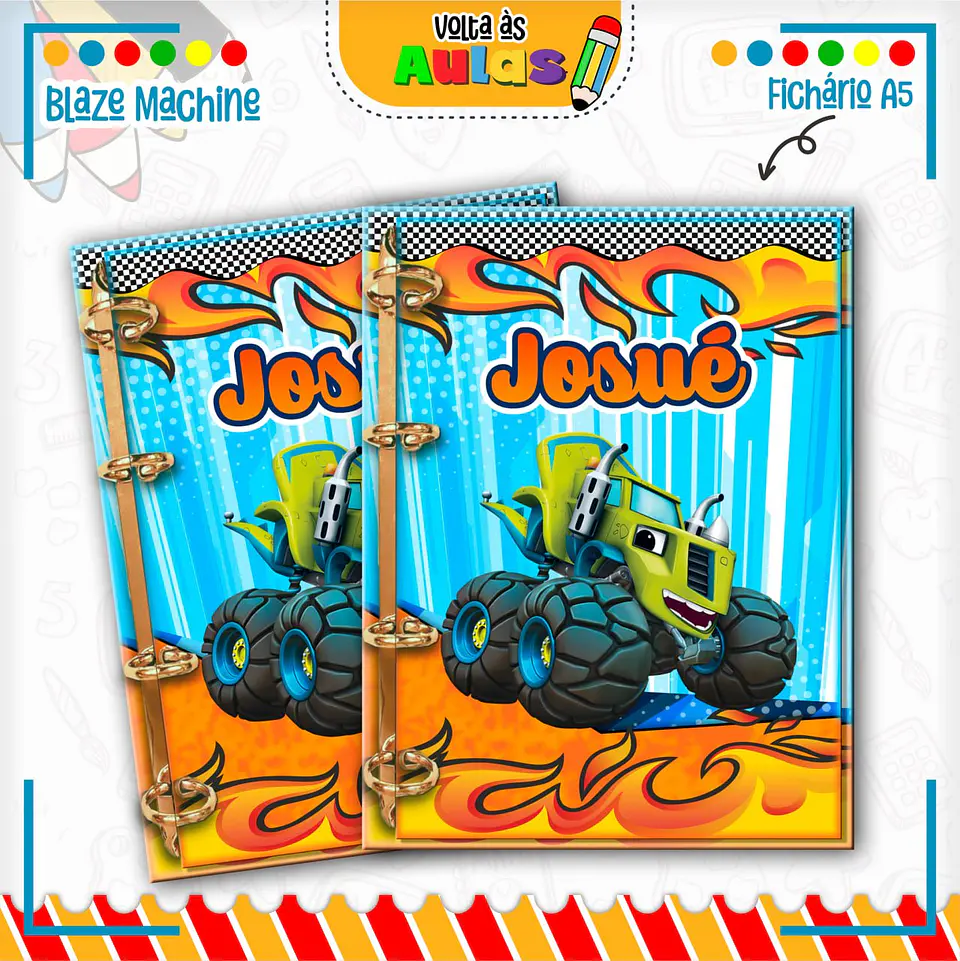 Arquivo Digital Encadernação Volta ás Aulas Blaze Machine 6