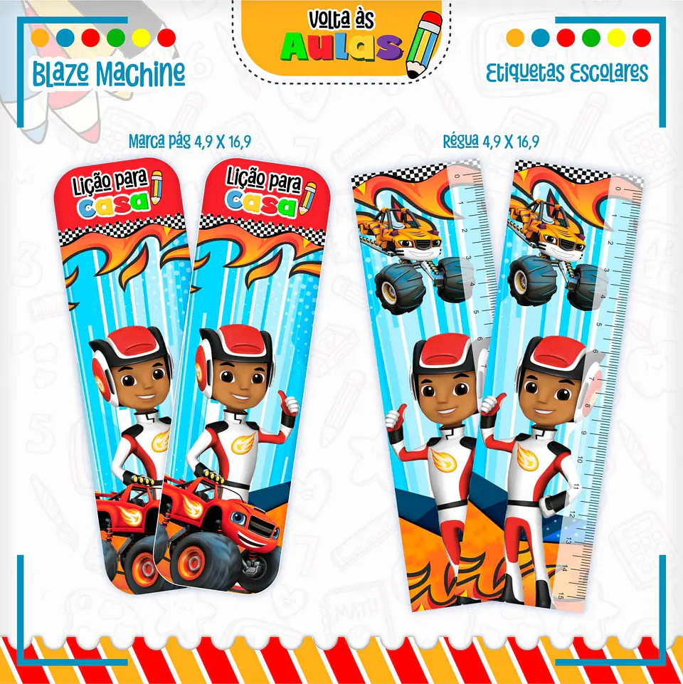 Arquivo Digital Encadernação Volta ás Aulas Blaze Machine 10