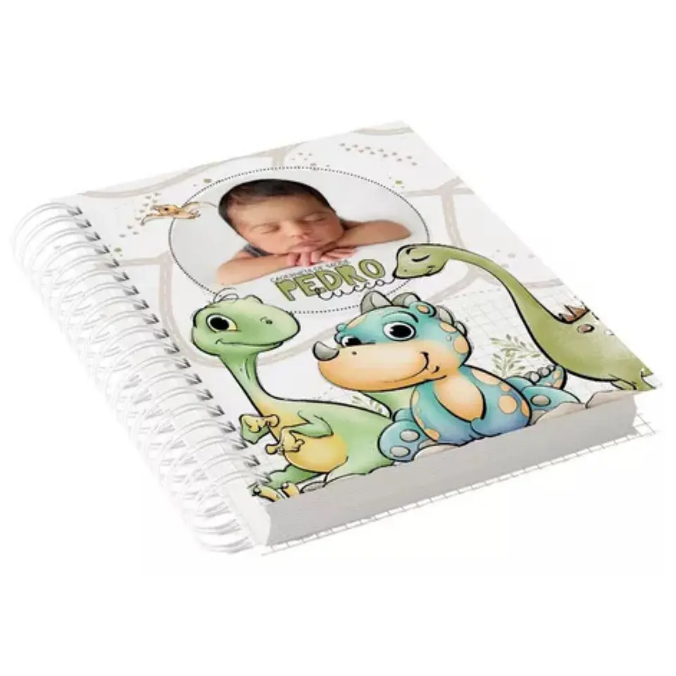 Arquivo Digital Caderneta Vacinação Livro Bebe Dino Boy 1