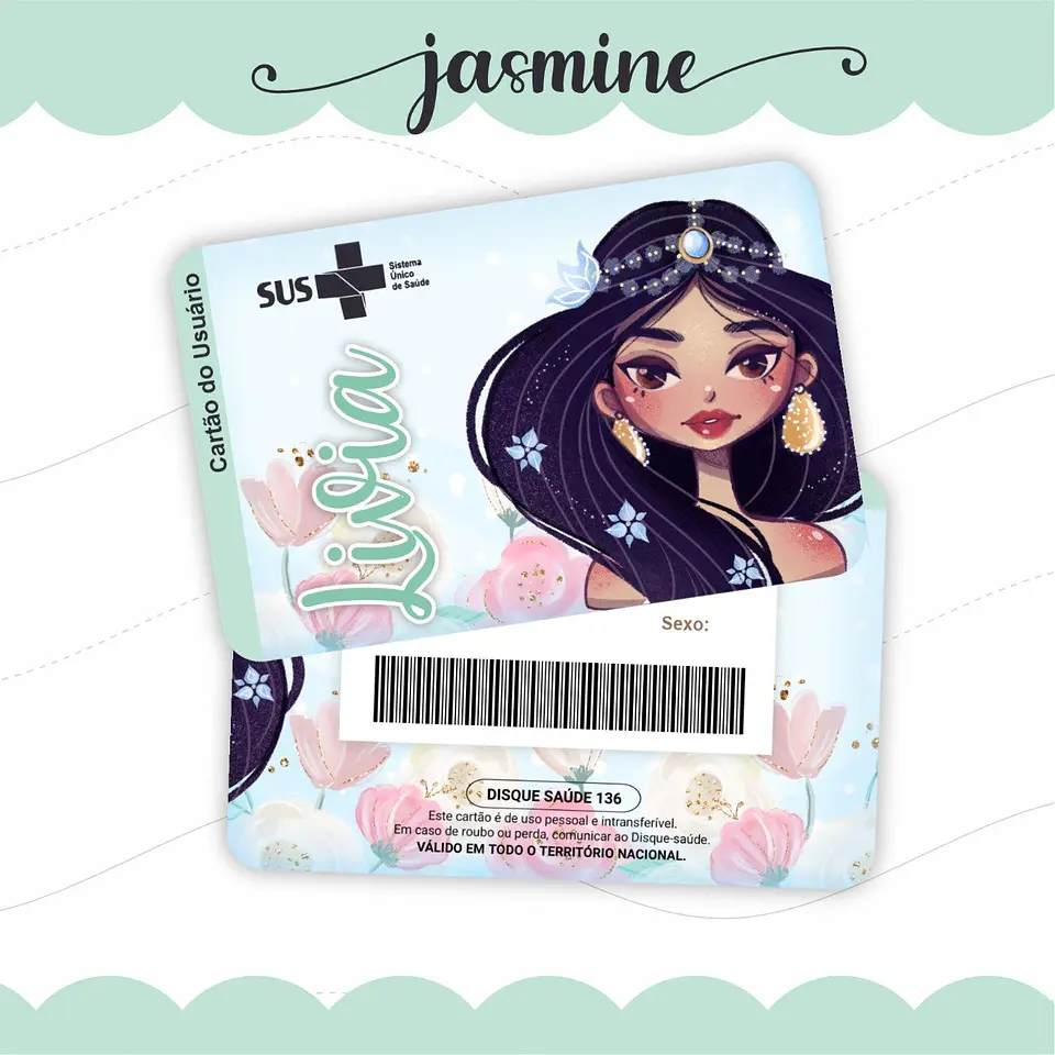 Arquivo Digital Caderneta e Cartão do Sus Jasmine 3