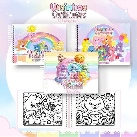 Livro de Colorir URSINHOS CARINHOSOS