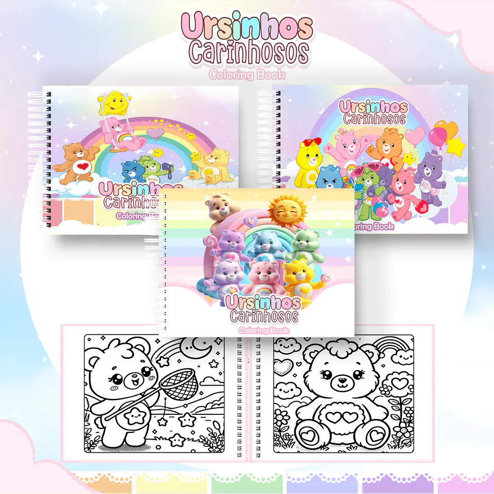 Livro de Colorir URSINHOS CARINHOSOS 1