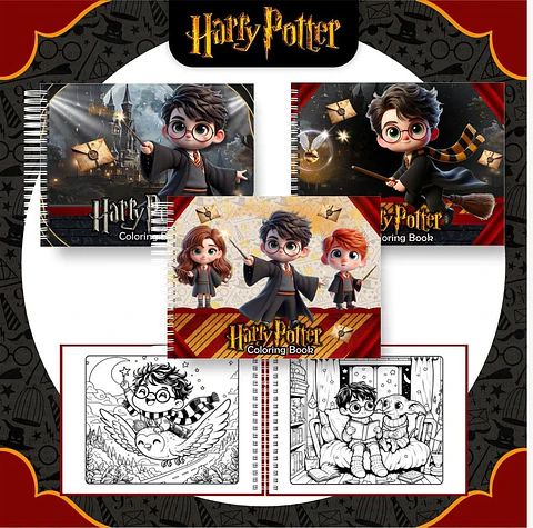 Livro de Colorir HARRY POTTER
