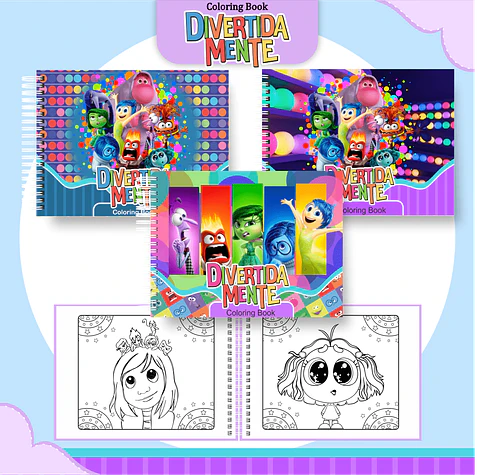 Livro de Colorir DIVERTIDAMENTE
