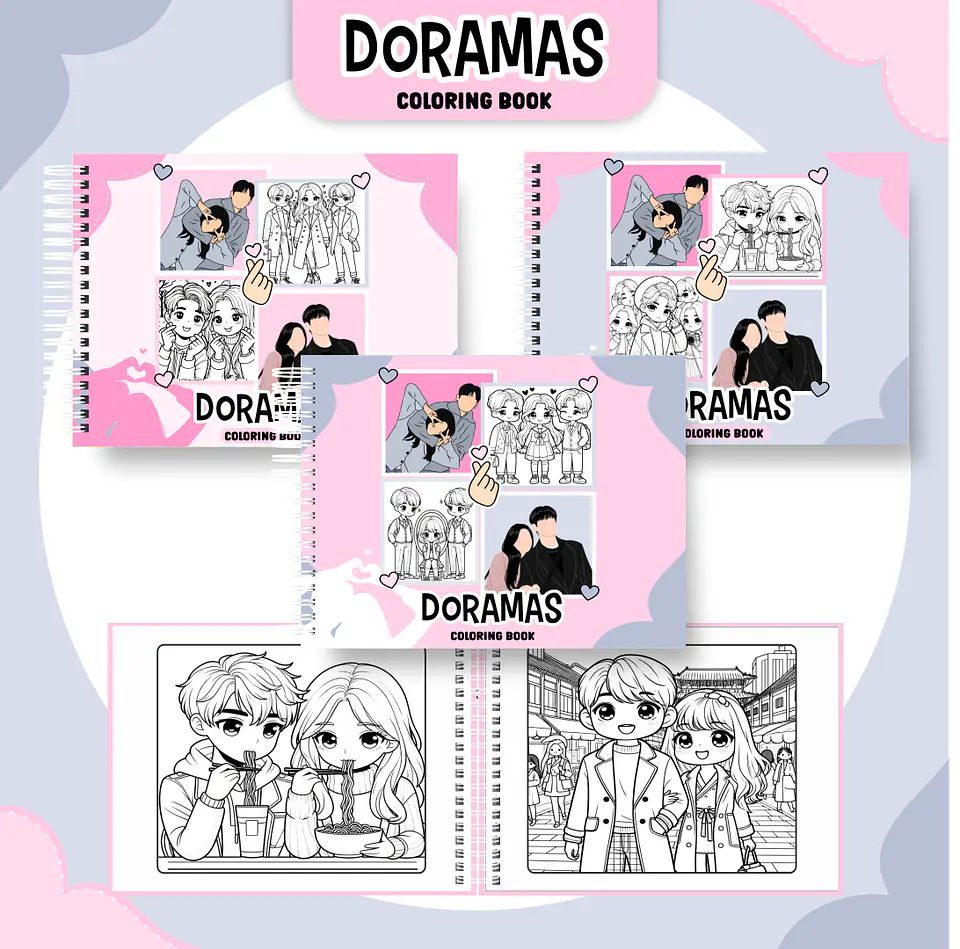 Livro de Colorir DORAMAS 1