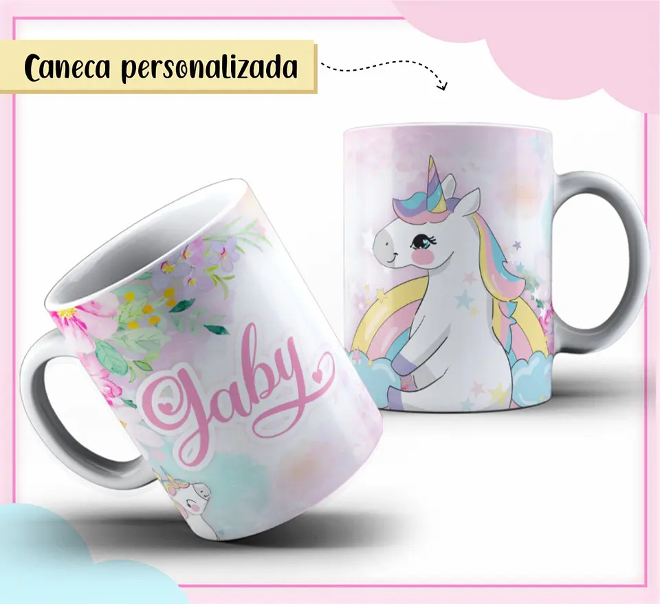 Arquivo de Corte Etiqueta Escolar e Encadernação Volta às Aulas Unicornio 8