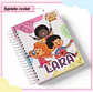 Arquivo de Corte Etiqueta Escolar e Encadernação Volta às Aulas Três Palavrinhas Menina - Thumbnail 3
