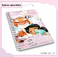 Arquivo de Corte Etiqueta Escolar e Encadernação Volta às Aulas Princesas Cute - Thumbnail 2