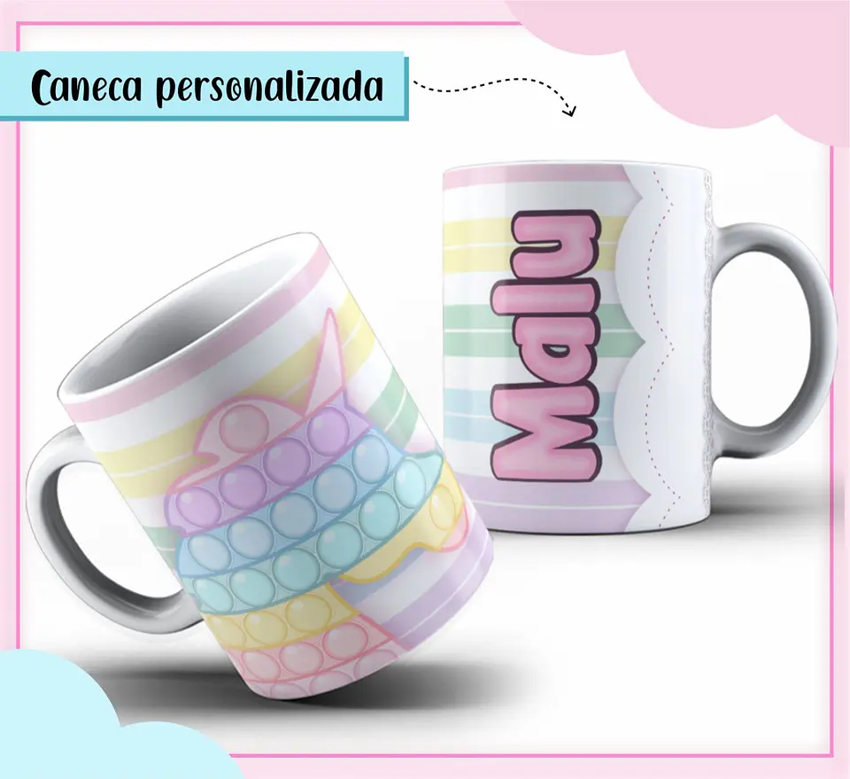 Arquivo de Corte Etiqueta Escolar e Encadernação Volta às Aulas Pop It Menina 8