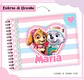 Arquivo de Corte Etiqueta Escolar e Encadernação Volta às Aulas Patrulha Canina Menina - Thumbnail 6