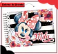 Arquivo de Corte Etiqueta Escolar e Encadernação Volta às Aulas Minnie Vermelha - Thumbnail 5