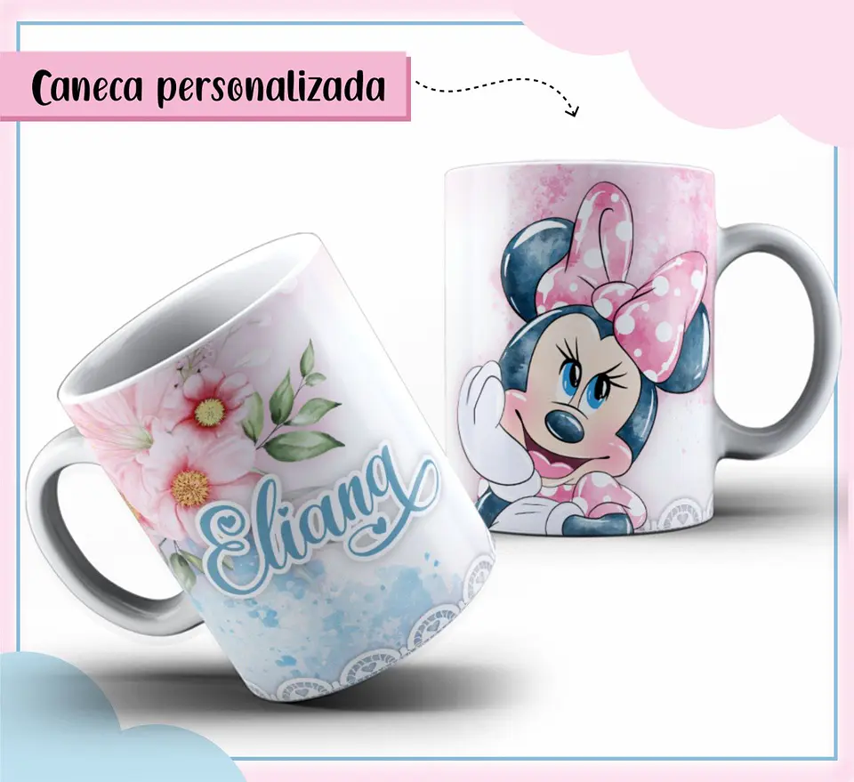 Arquivo de Corte Etiqueta Escolar e Encadernação Volta às Aulas Minnie Rosa 8