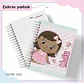 Arquivo de Corte Etiqueta Escolar e Encadernação Volta às Aulas Bonequinha - Thumbnail 2