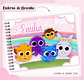 Arquivo de Corte Etiqueta Escolar e Encadernação Volta às Aulas Bolofofos Menina - Thumbnail 6