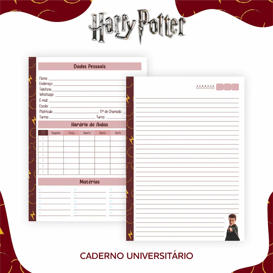 Arquivo Digital Volta às Aulas Harry Potter 7