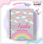 Arquivo de Corte Etiqueta Escolar e Encadernação Volta ás Aulas Arco Iris - Thumbnail 3