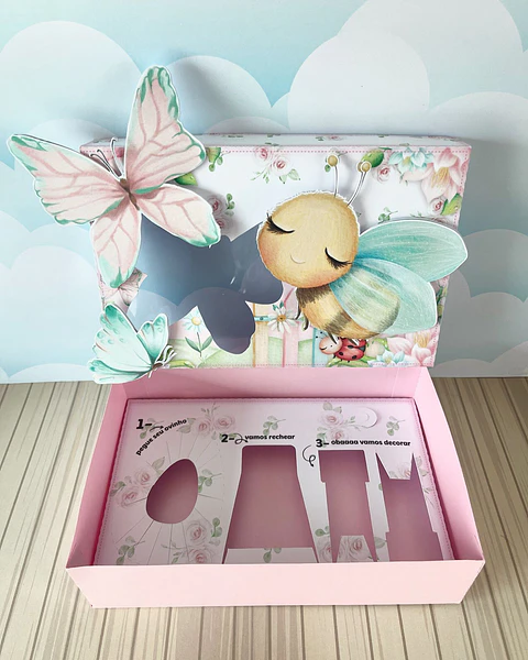 Arquivo de Corte Páscoa Mini Confeiteiro Jardim