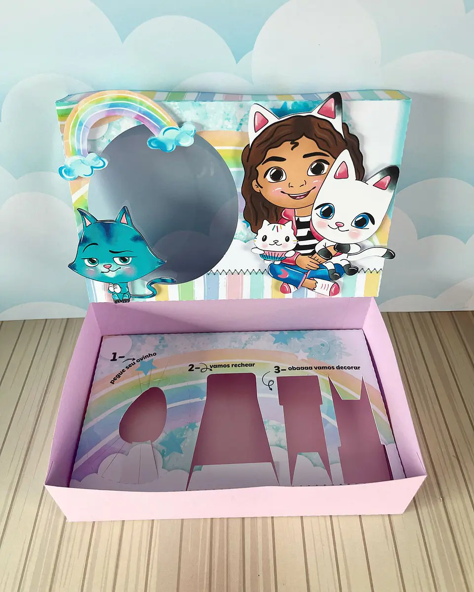 Arquivo de Corte Páscoa Mini Confeiteiro Casa Mágica da Gabby 4