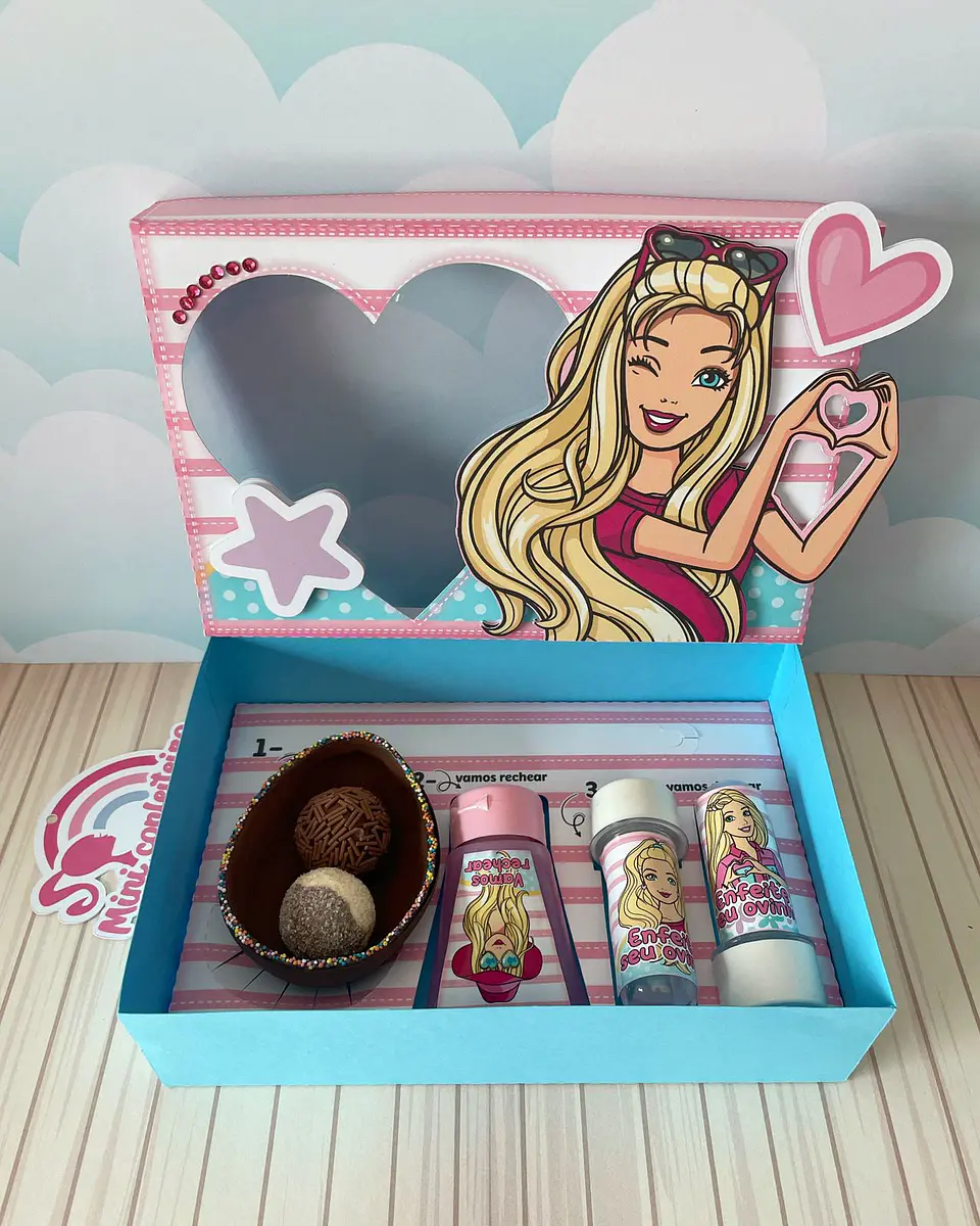 Arquivo de Corte Páscoa Mini Confeiteiro Barbie 4