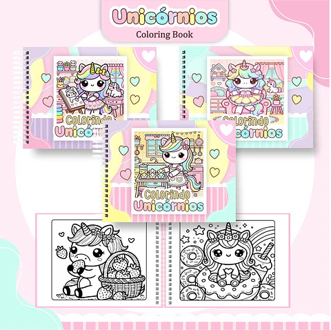 Livro de Colorir UNICÓRNIO