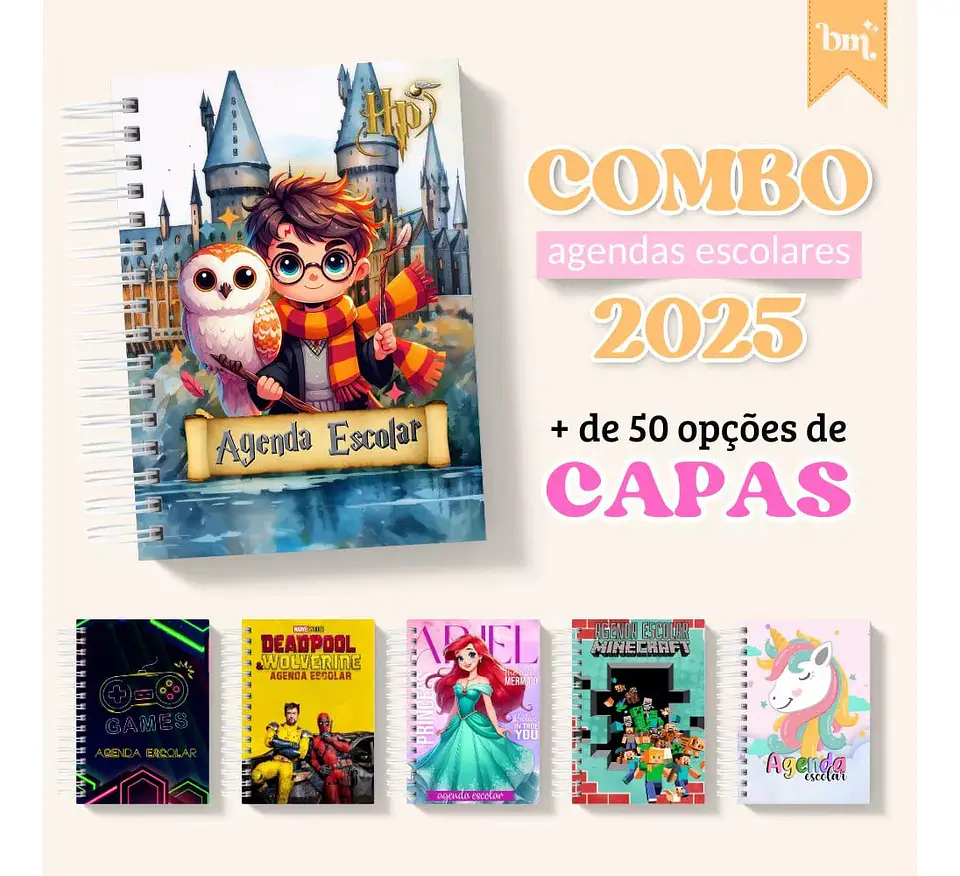Arquivo Digital - Combo Agendas Escolares 2025 1