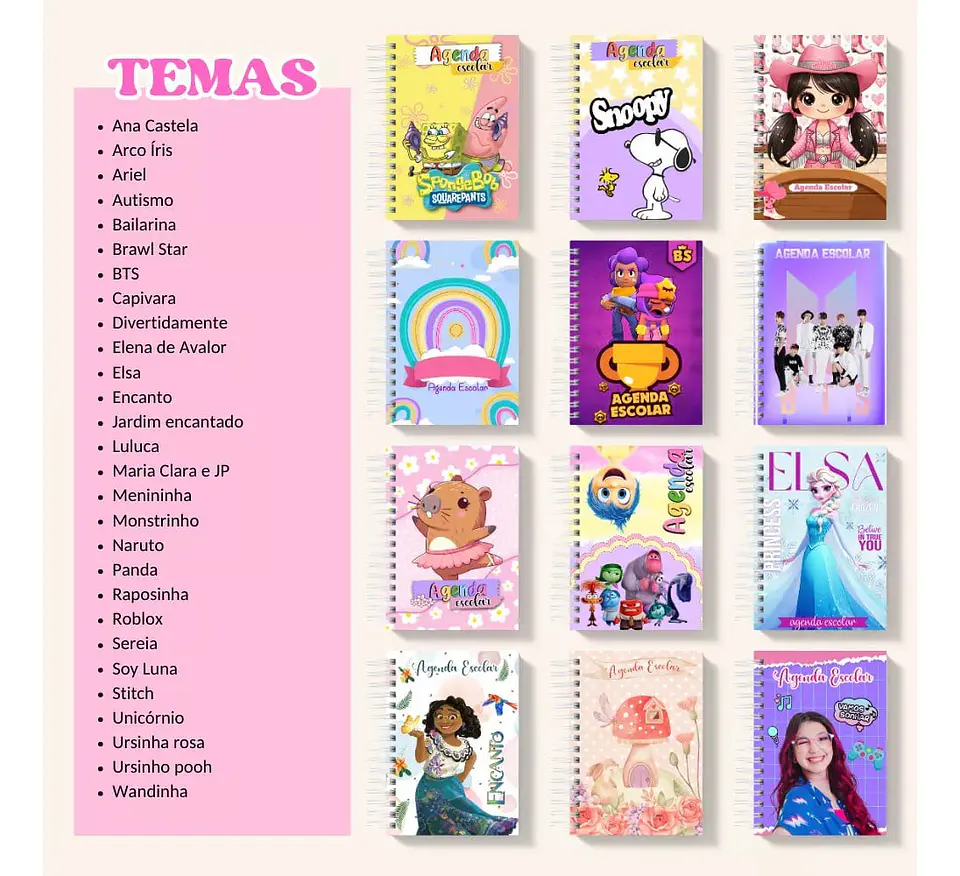 Arquivo Digital - Combo Agendas Escolares 2025 4