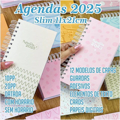 Agendas 2025 - Slim - Datada 1dpp/2dpp
