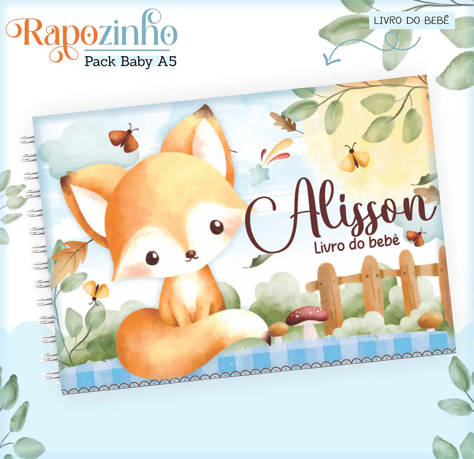 Arquivo Digital Pack Baby Raposinho Menino 5