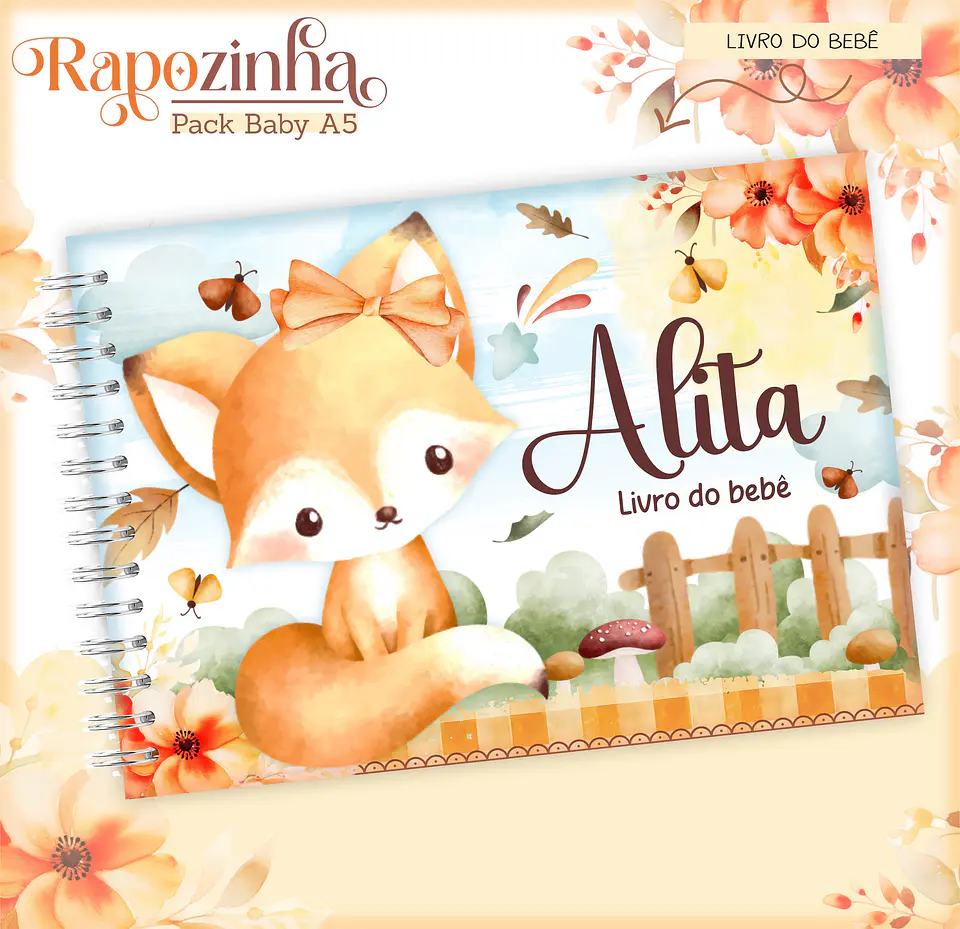 Arquivo Digital Pack Baby Raposinha Menina 6