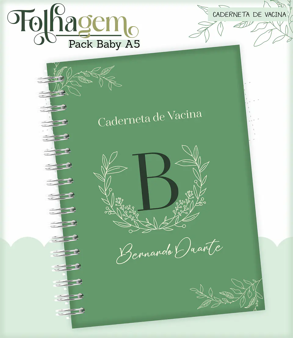 Arquivo Digital Pack Baby Folhagem 2