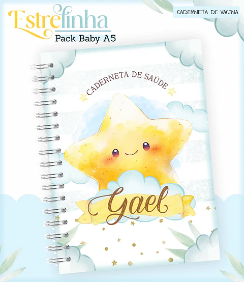 Arquivo Digital Pack Baby Estrelinha Menino