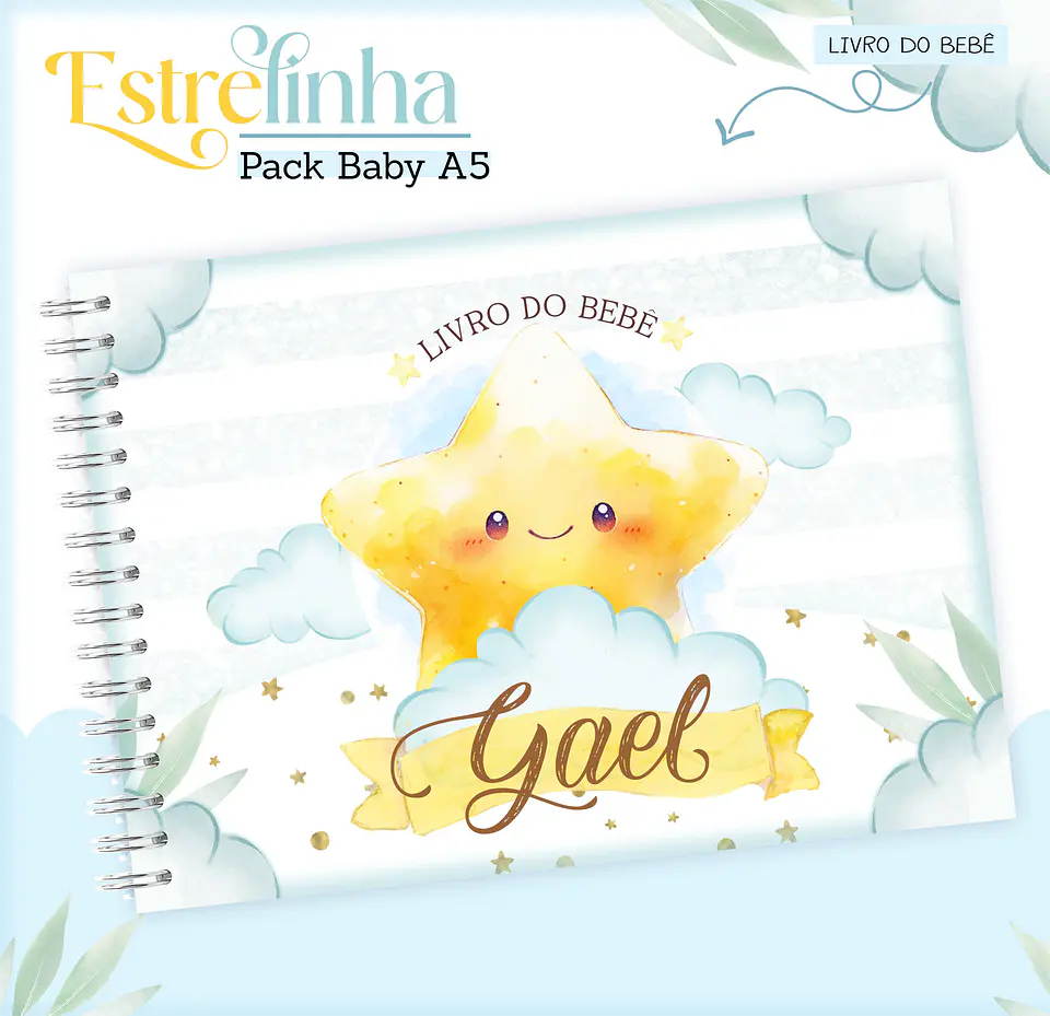 Arquivo Digital Pack Baby Estrelinha Menino 4