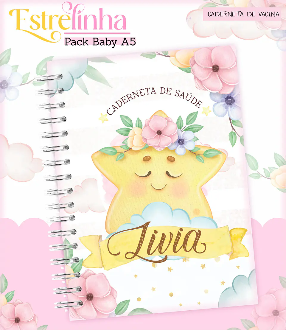 Arquivo Digital Pack Baby Estrelinha Menina 2