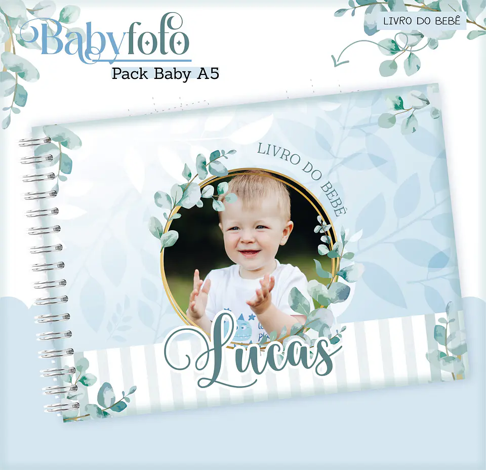 Arquivo Digital Pack Baby Foto Menino 3