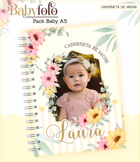 Arquivo Digital Pack Baby Foto Menina