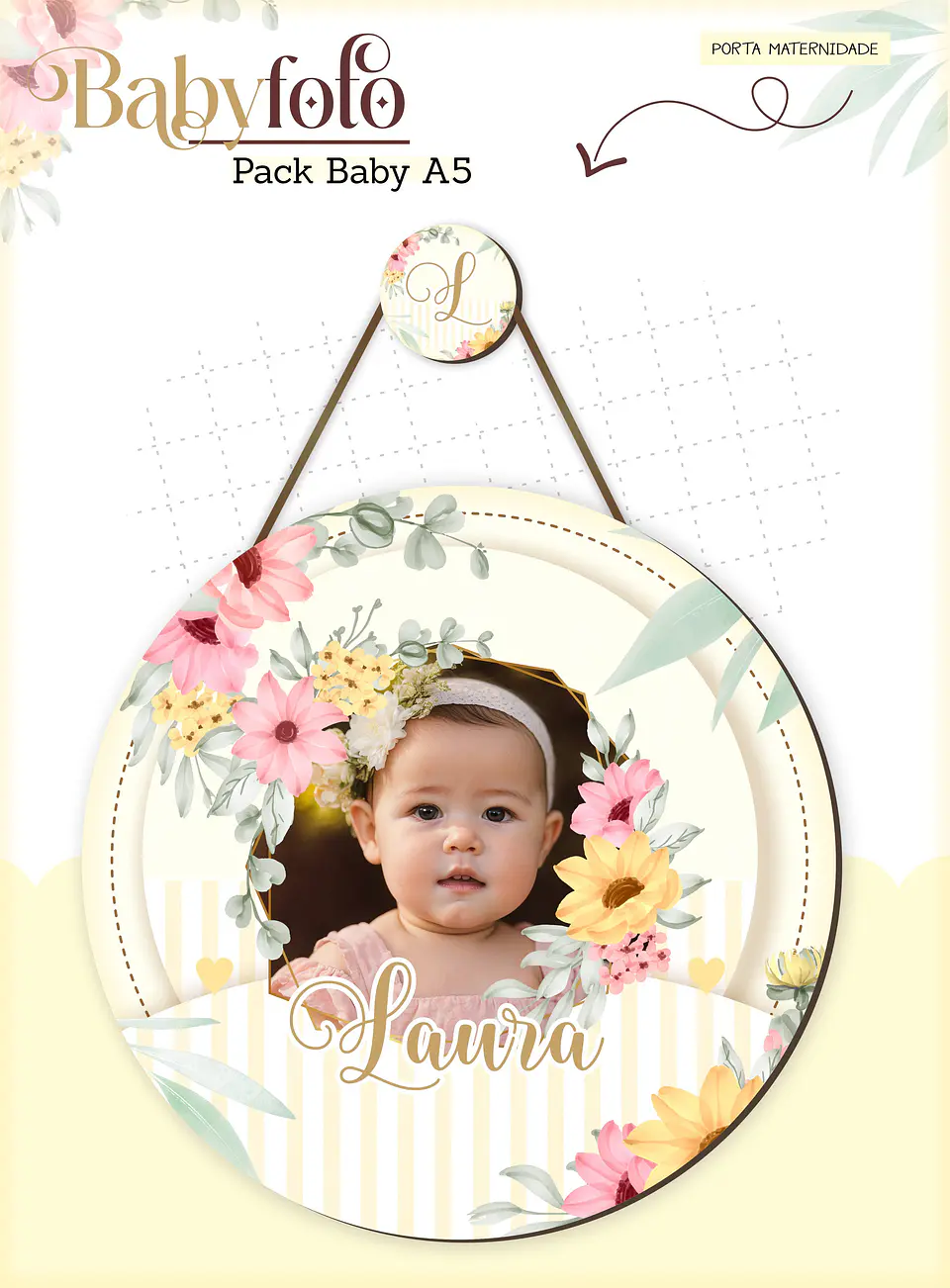 Arquivo Digital Pack Baby Foto Menina 6