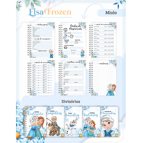 Arquivo Digital Caderneta e Cartão do Sus Elza Frozen