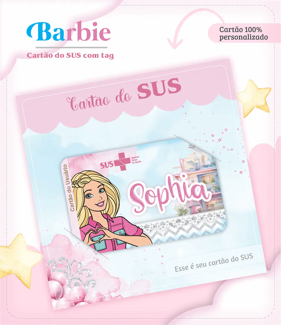 Arquivo Digital Caderneta e Cartão do Sus Barbie 3