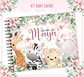 Arquivo Digital Caderneta, Livro do Bebe, Álbum e Cartão do Sus Baby Safari Menina - Thumbnail 5