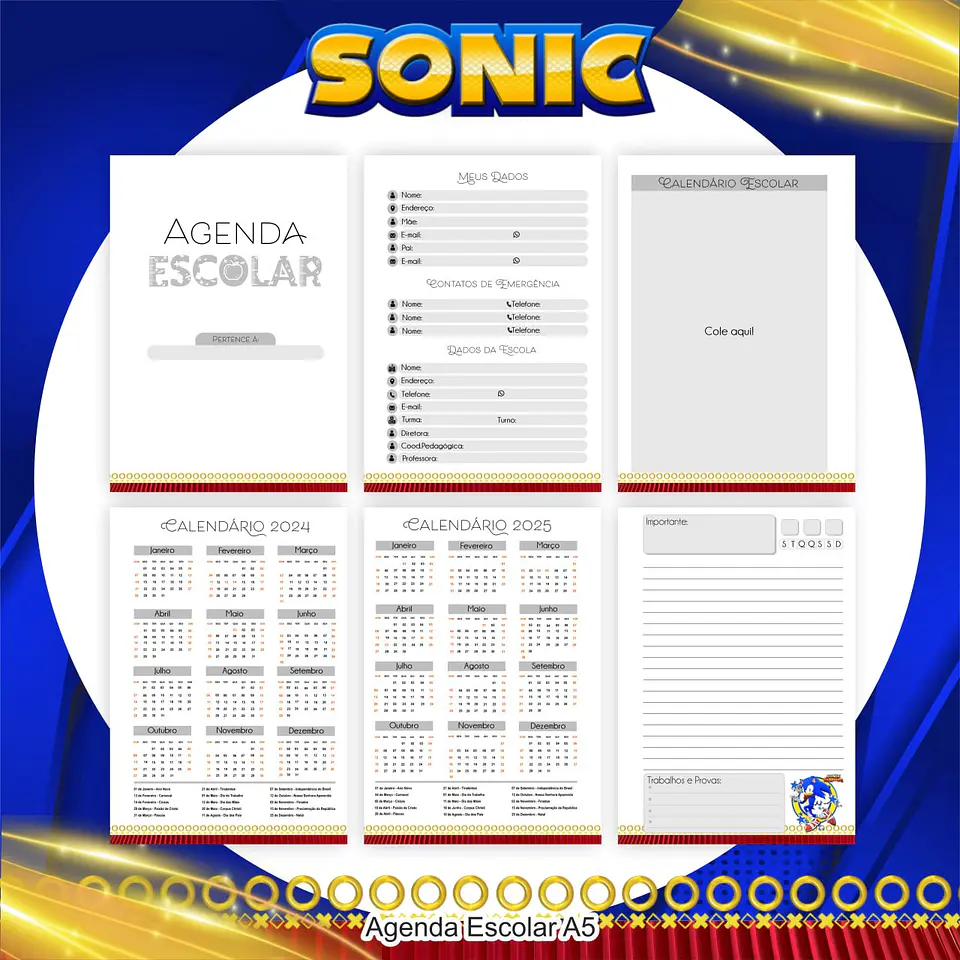 Arquivo Digital Volta ás Aulas Sonic 6