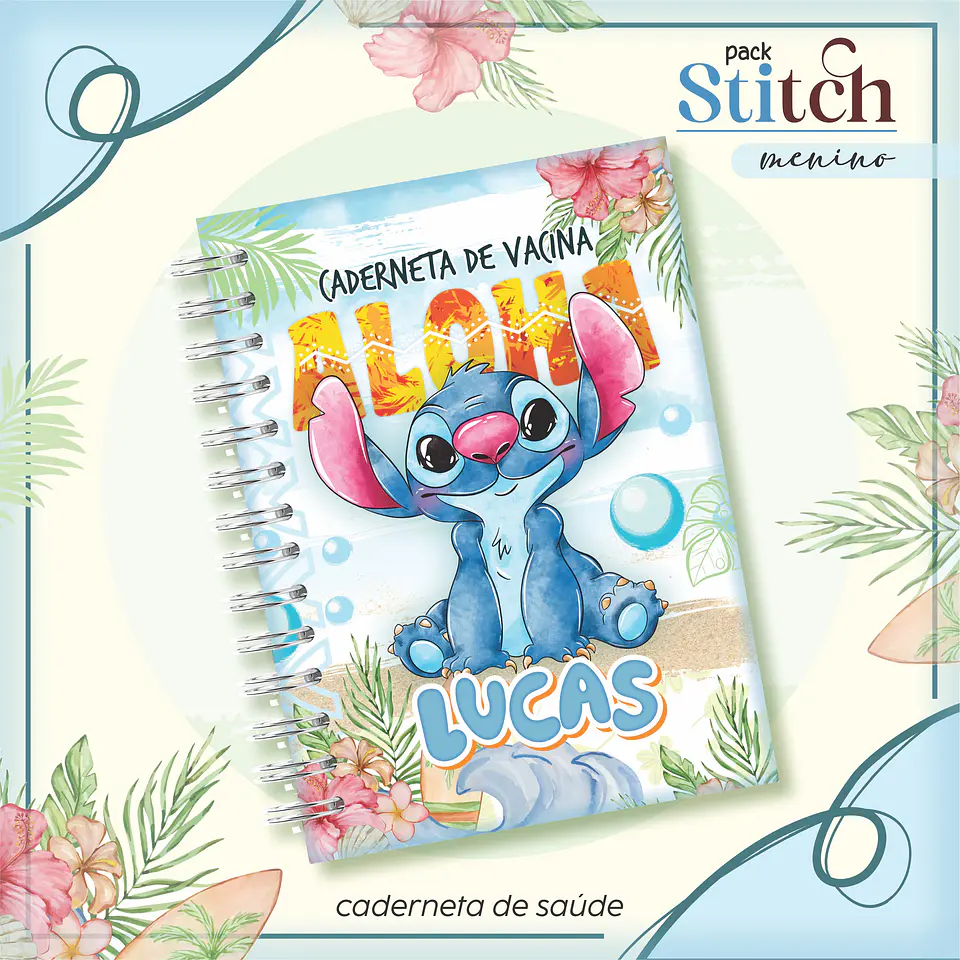 Arquivo Digital Pack Baby Stitch Menino 1