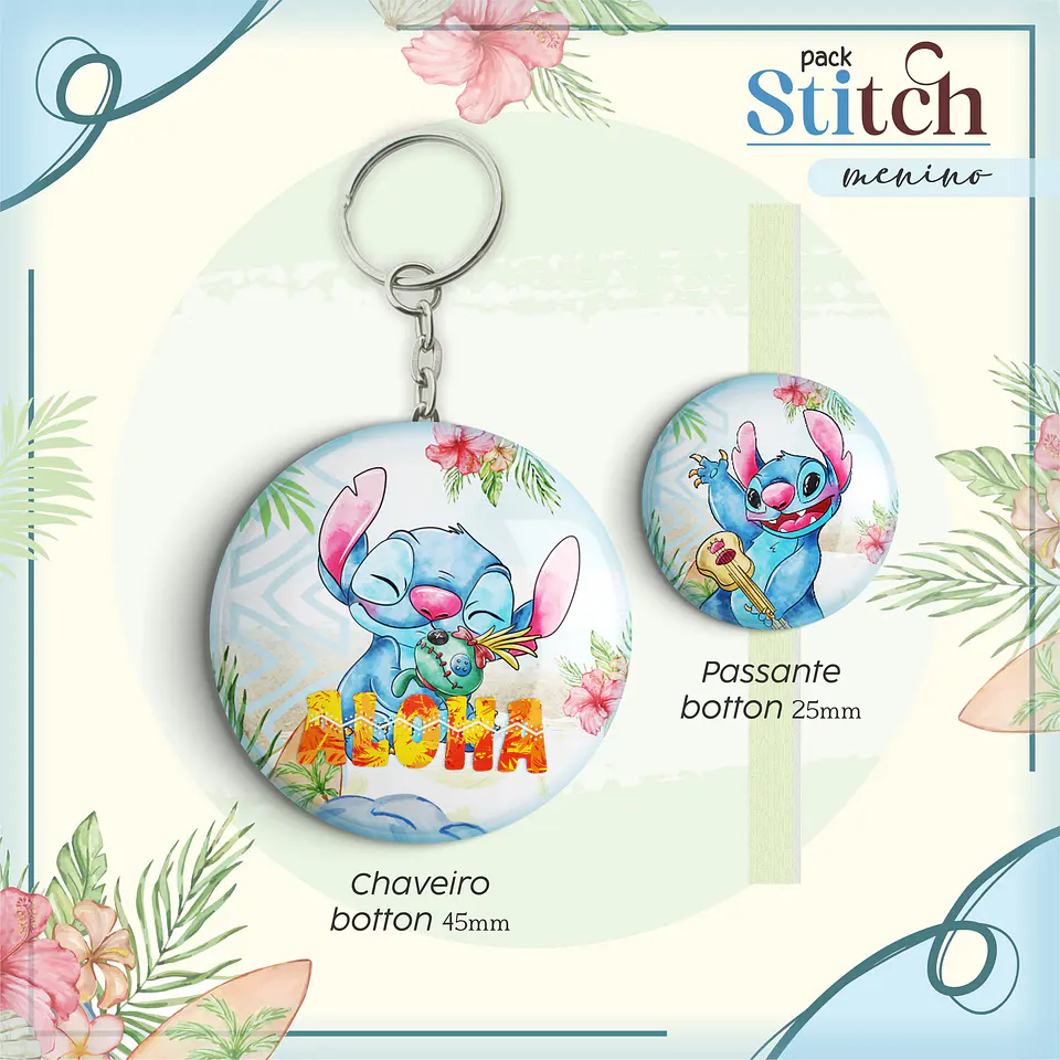 Arquivo Digital Pack Baby Stitch Menino 3