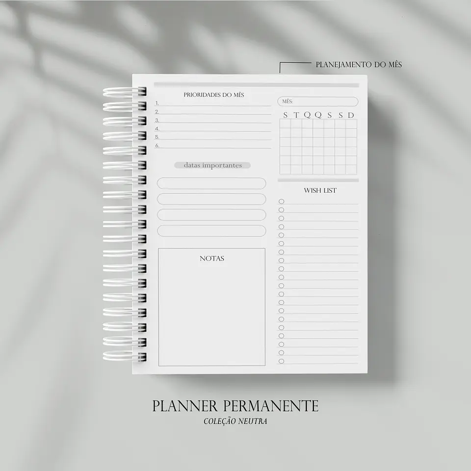MIOLO Planner A5 Neutro Permanente 5